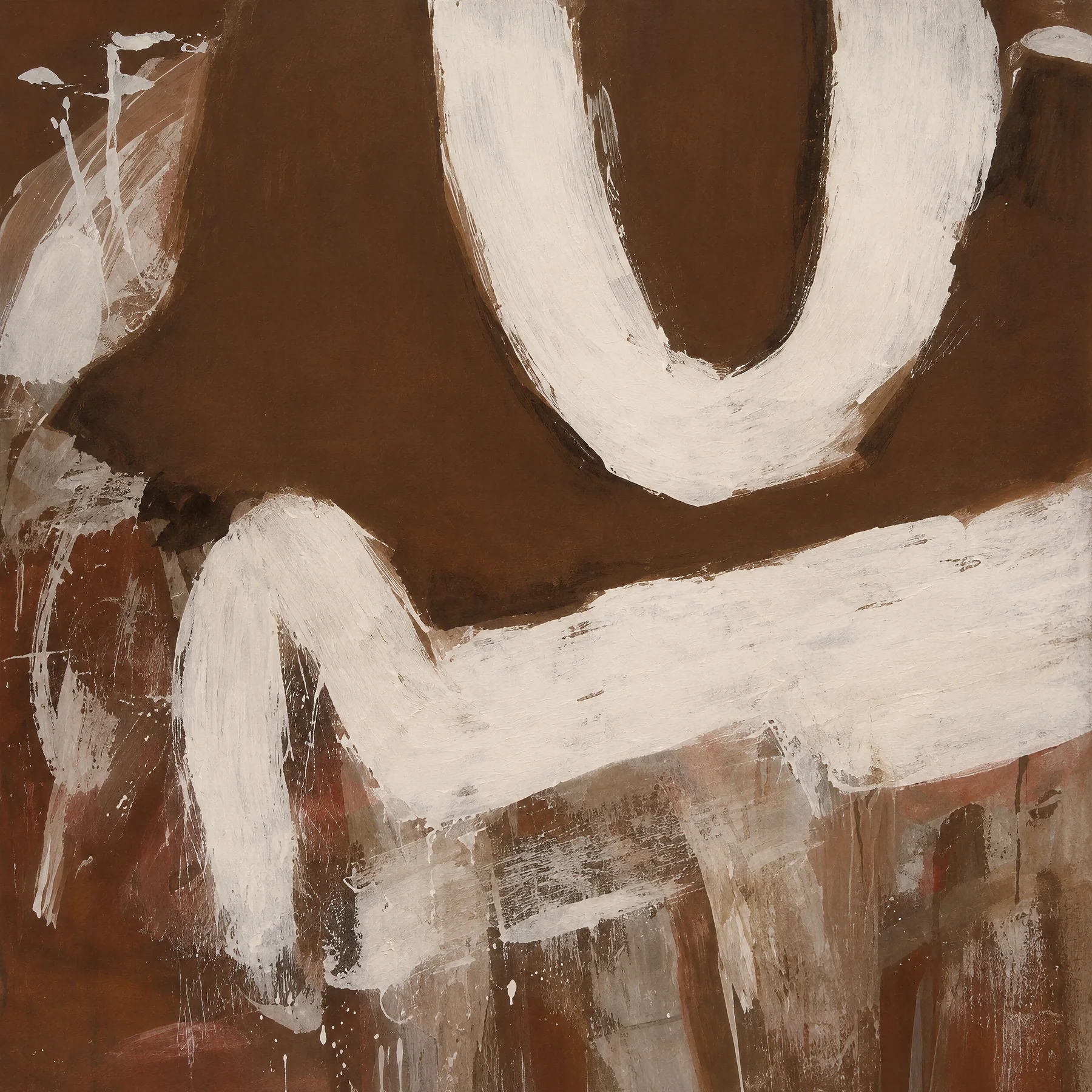 Ivory Horseshoe abstract artwork